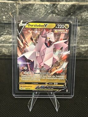 Pokemon Duraludon V Full Art Holo Card 103/159 from Crown‎ Zenith Set